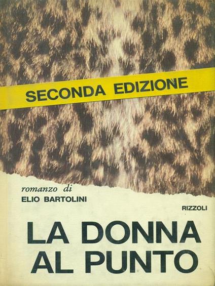 La  donna al punto - Elio Bartolini - copertina
