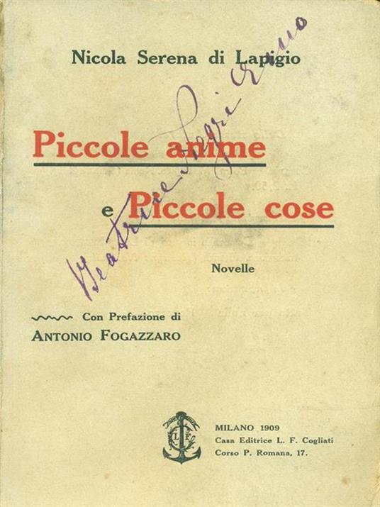 Piccole anime Piccole cose - Nicola Serena di Lapigno - 2