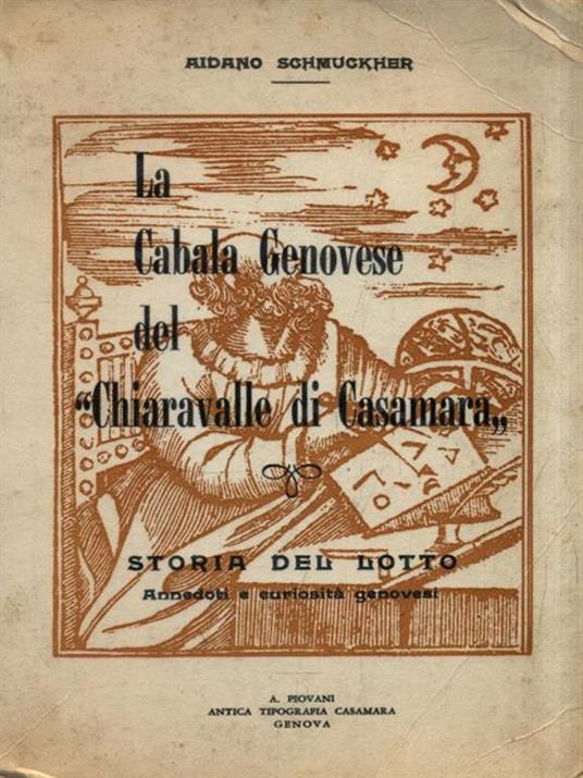 La Cabala Genovese del Chiaravalle di Casamara - Aidano Schmuckher - copertina