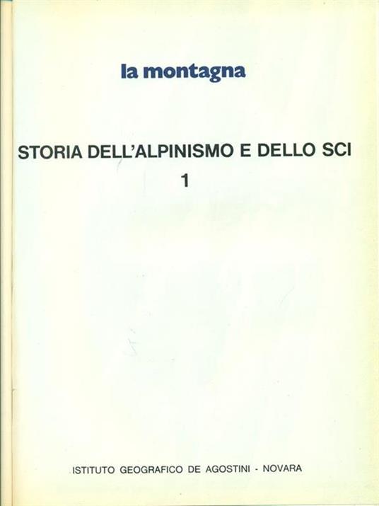 La  montagna I Alpinismo e sci -   - copertina