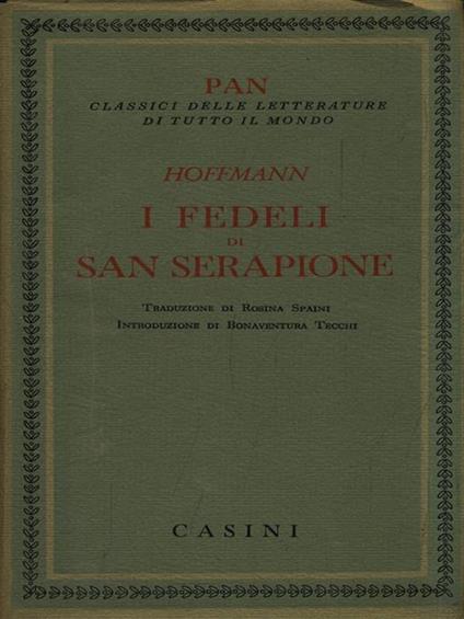 I fedeli di San Serapione - Ernst T. Hoffmann - copertina
