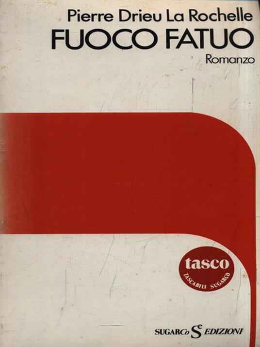 Fuoco fatuo - Pierre Drieu La Rochelle - copertina