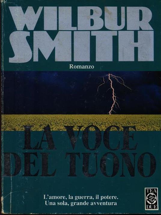 La voce del tuono - Wilbur Smith - copertina