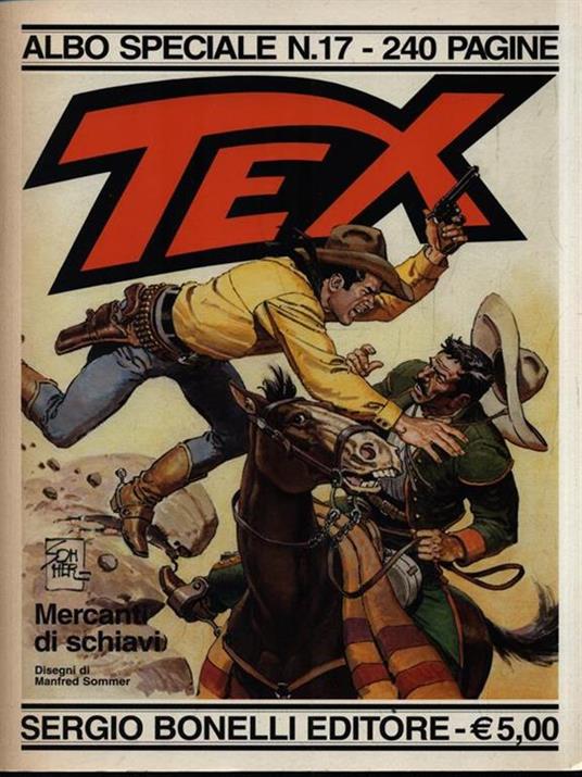 Tex. Albo speciale N. 17. Mercanti di schiavi - copertina