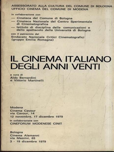 Il cinema italiano degli anni venti - Aldo Bernardini - 2