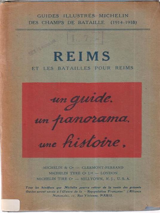 Reims et les batailles pour Reims - copertina