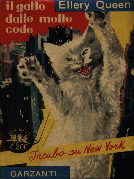 Il gatto dalle molte code - Ellery Queen - copertina