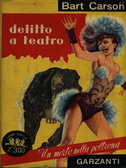 Delitto a teatro - Bart Carson - copertina