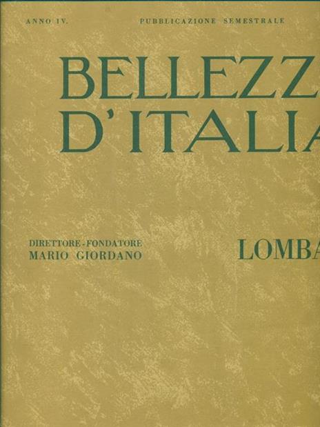 Bellezze d'Italia Lombardia  - Mario Giordano - copertina