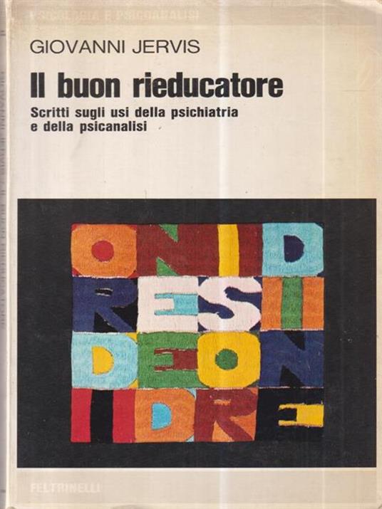 Il buon rieducatore - Giovanni Jervis - copertina