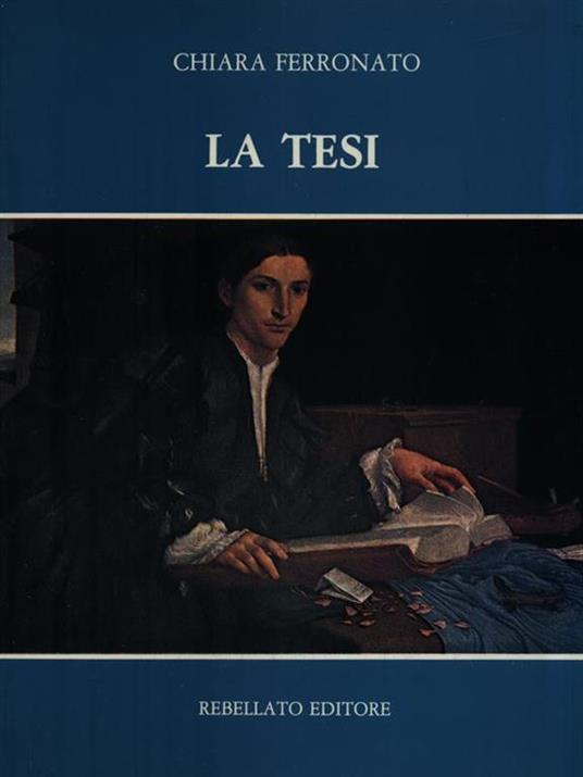 La Tesi - Chiara Ferronato - copertina