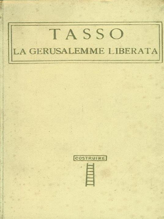 La Gerusalemme liberata - Torquato Tasso - copertina