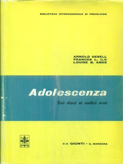 Adolescenza - copertina