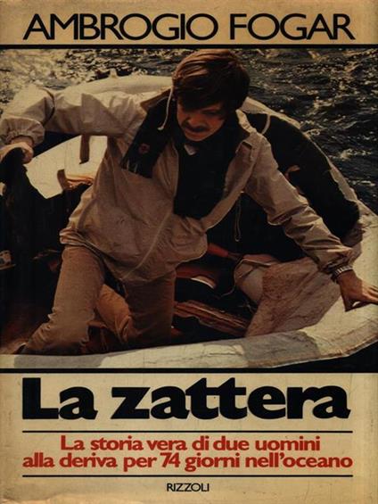 La  zattera - Ambrogio Fogar - copertina