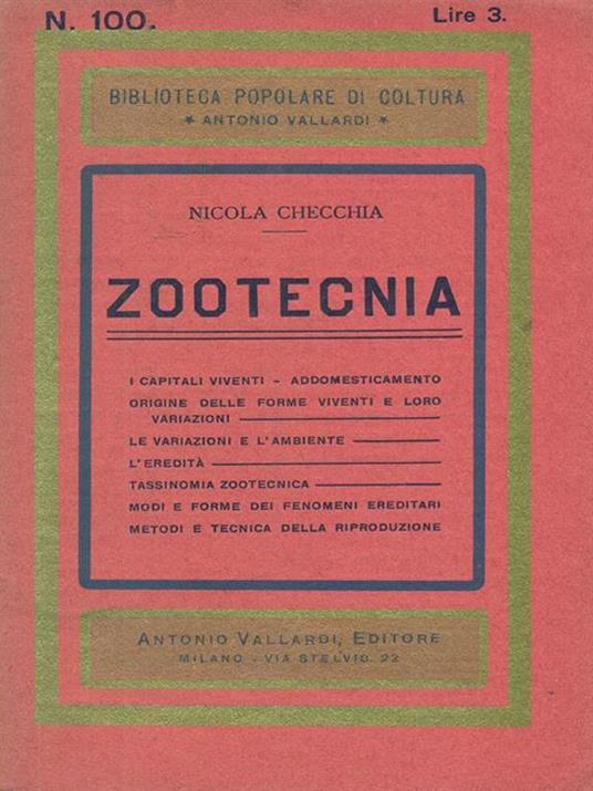 Zootecnia - Nicola Checchia - copertina