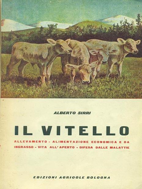 Il  vitello - Alberto Sirri - copertina