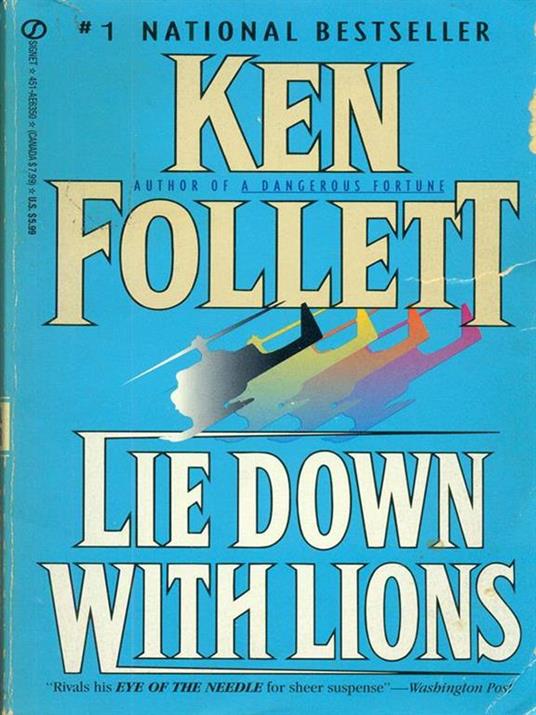 Lie down with lions - Ken Follett - copertina