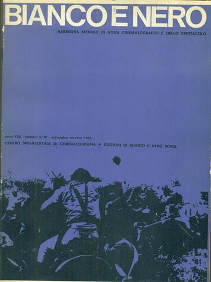 Bianco e nero 9/10 - Settembre Ottobre 1969 -   - copertina