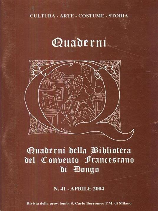 Quaderni n. 41. Aprile 2004 - copertina