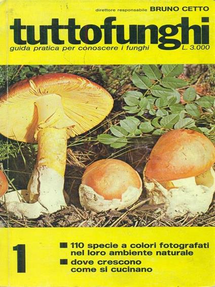 Tuttofunghi 1 - Bruno Cetto - copertina