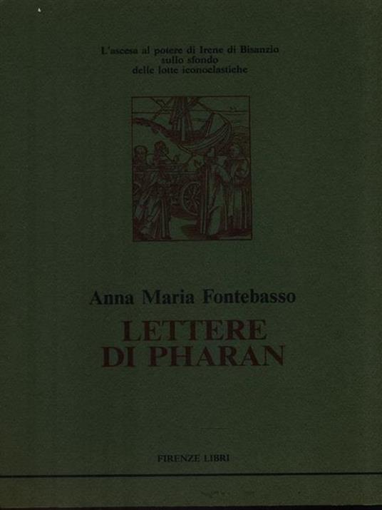 Lettere di Pharan - Anna Maria Fontebasso - copertina