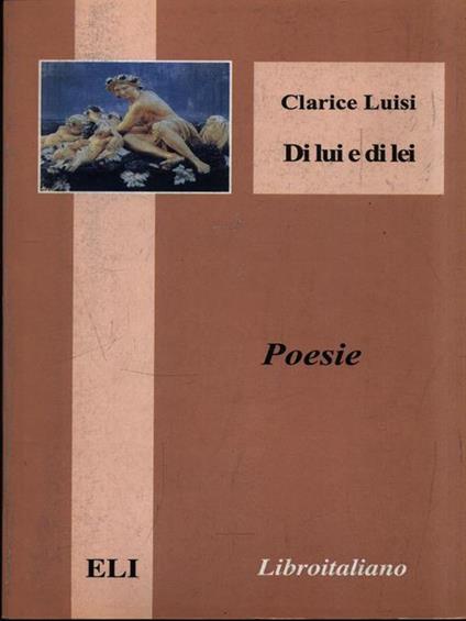 Di lui e di lei - Clarice Luisi - copertina