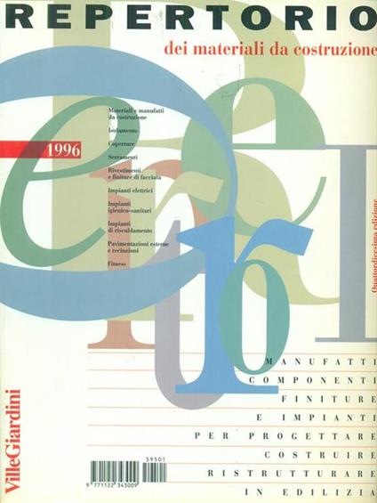 Repertorio 1996 VilleGiardini -   - copertina