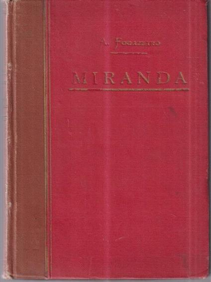 Miranda - Antonio Fogazzaro - copertina