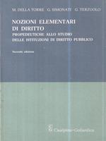 Nozioni elementari di diritto propedeutiche allo studio