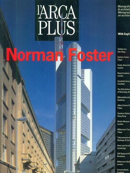 L' arca Plus 15 Norman Foster - copertina