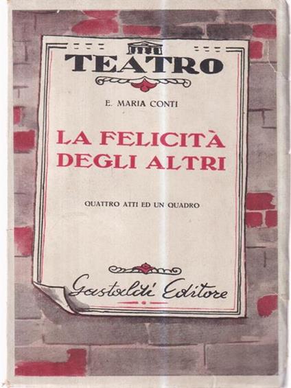 La felicità degli altri - Maria E. Conti - copertina