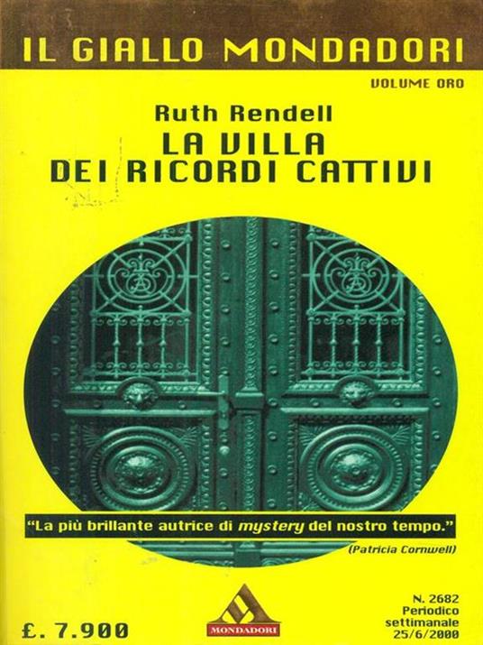 La villa dei ricordi cattivi - Ruth Rendell - copertina
