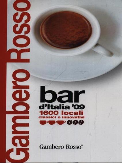 Bar d'Italia del Gambero Rosso 2010 - copertina