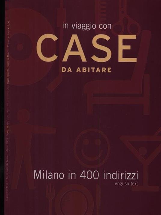 Case da abitare Milano in 400 indirizzi - copertina