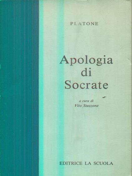 Apologia di Socrate - Platone - copertina