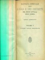 Raccolta ufficiale delle leggi e dei decreti del regno d'Italia 1935/Vol V