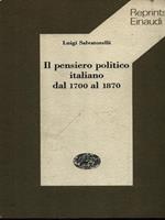 Il pensiero politico italiano dal 1700 al 1870