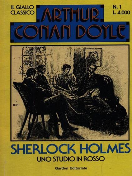 Uno studio in rosso - Arthur Conan Doyle - copertina