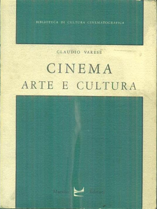 Cinema arte e cultura - Claudio Varese - copertina