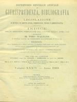 Il foro italiano repertorio 1909 vol. XXXIV