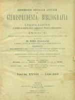 Il foro italiano repertorio 1903 vol. XXVIII