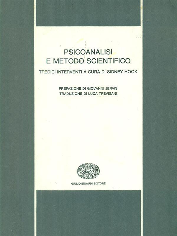 Psicoanalisi e metodo scientifico