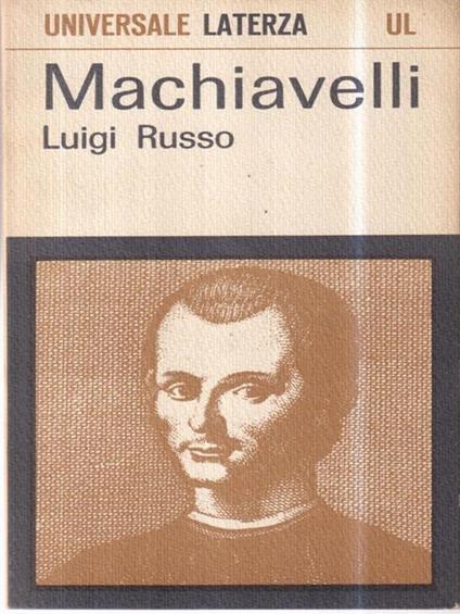 Machiavelli - Luigi Russo - copertina