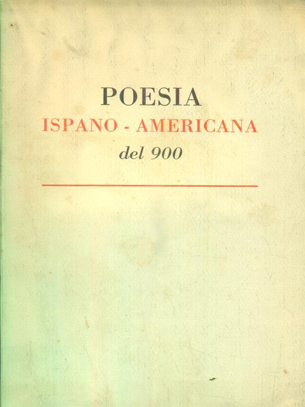 Poesia ispano americana del 900