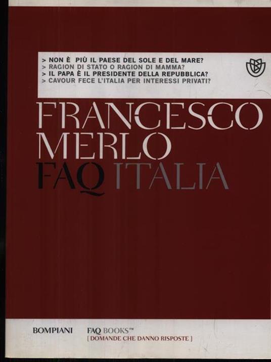 FAQ Italia - Francesco Merlo - copertina