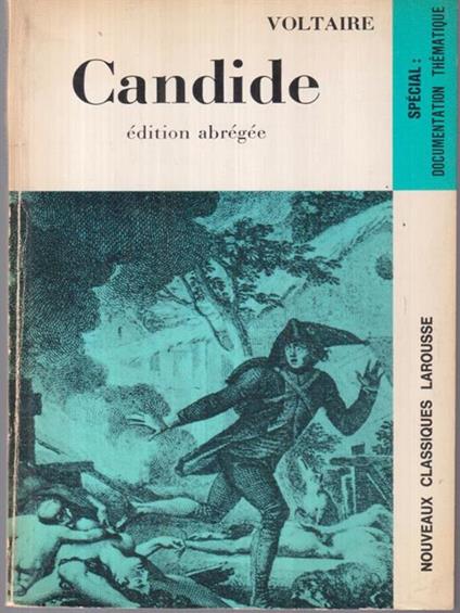 Candide (edition abregee) - Voltaire - copertina
