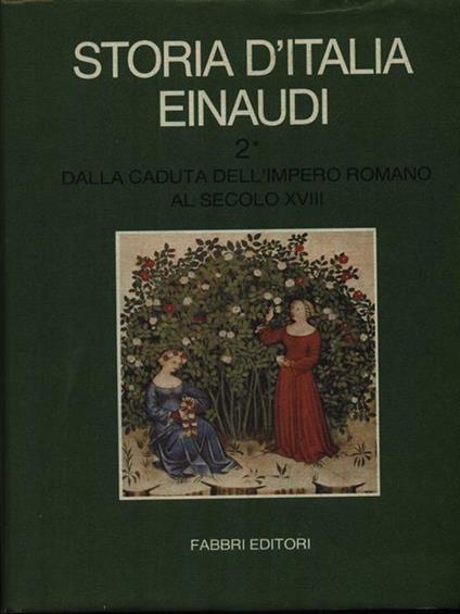 Storia d'Italia Einaudi 2 - 2vv - copertina