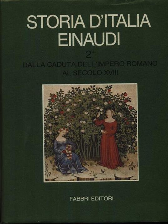 Storia d'Italia Einaudi 2 - 2vv - copertina