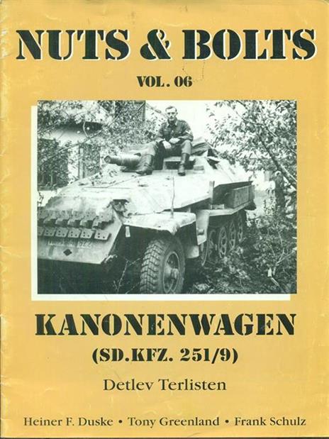 Nuts & Bolts Vol. 06 Kanonenwagen (SD.KFZ.251/9) -   - copertina