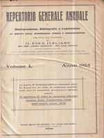 Il foro italiano repertorio 1925 vol. L